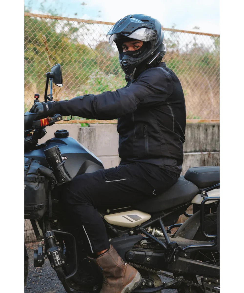 Rollin Denims Genesis 2.0 CORE-X Riding Jeans with Armour - Jet Black - Image 8