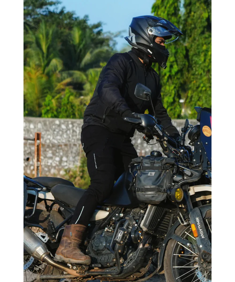 Rollin Denims Genesis 2.0 CORE-X Riding Jeans with Armour - Jet Black - Image 9