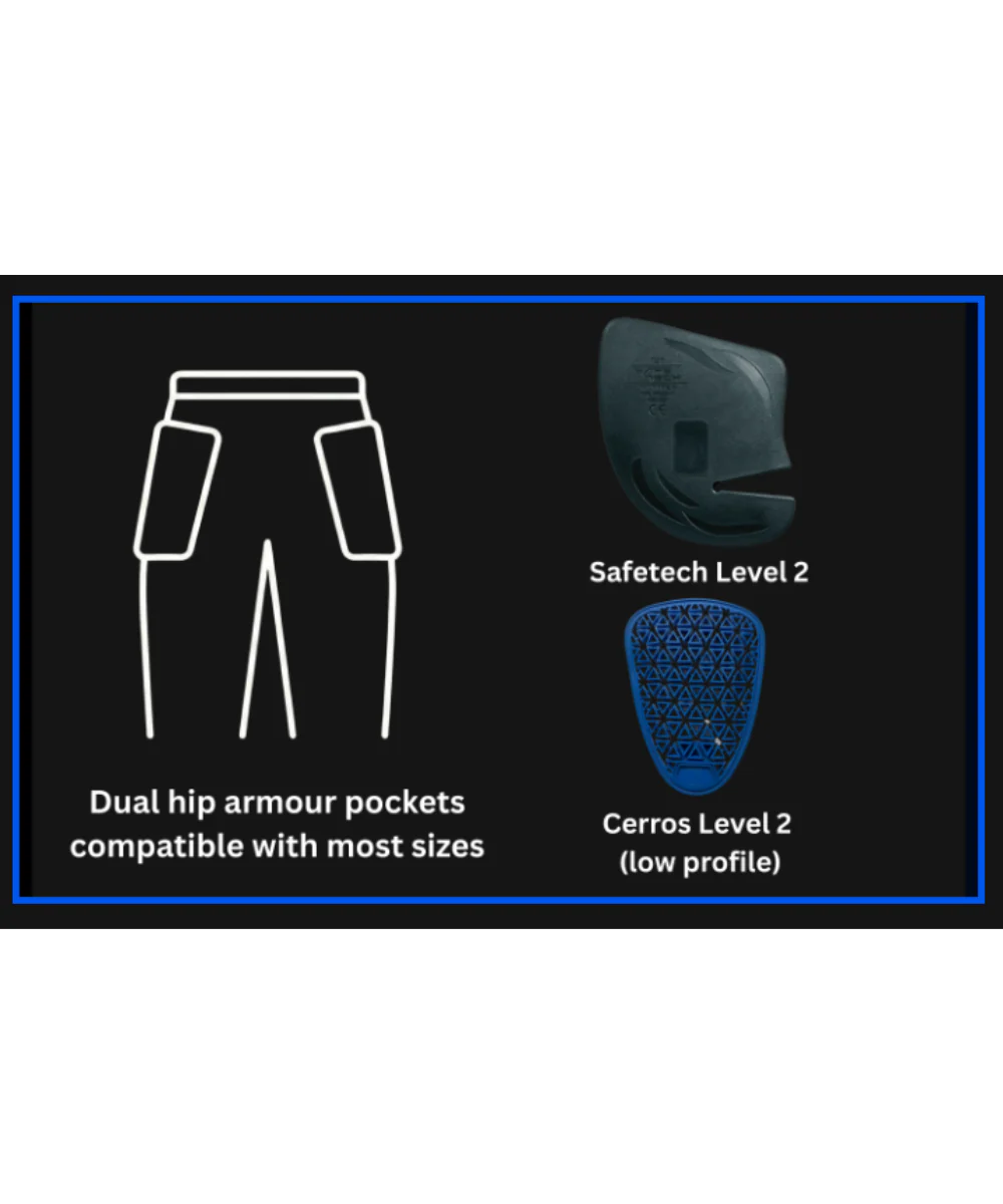 Rollin Denims Shadow 2.0 CORE-X Riding Jeans with Armour - Dark Blue - Image 12
