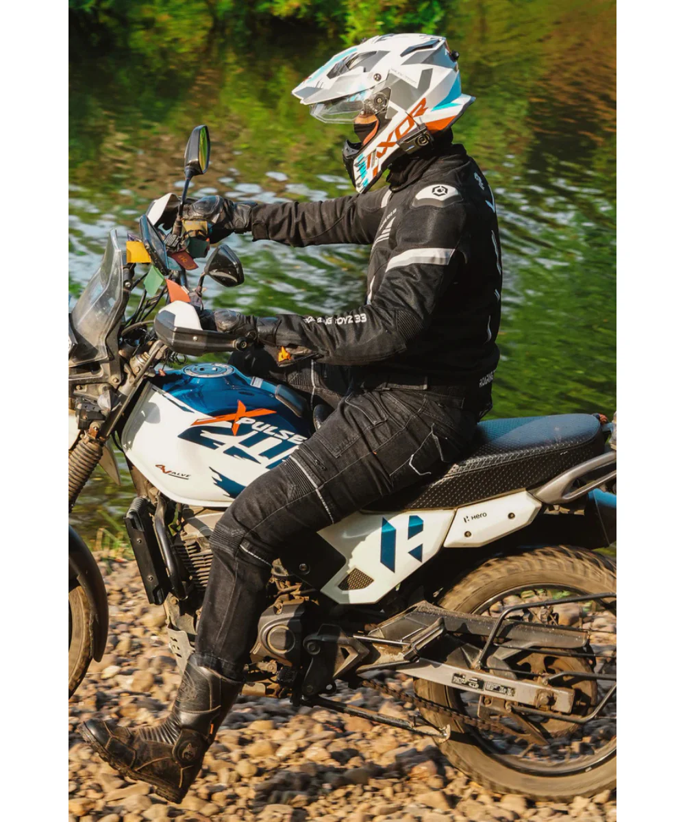 Rollin Denims Outlaw CORE-X Riding Cargo Jeans with Armour - Charcoal Black - Image 8