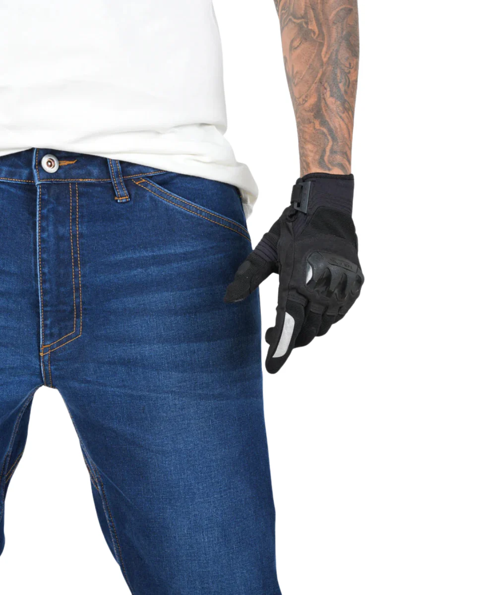 Rollin Denims Shadow 2.0 CORE-X Riding Jeans with Armour - Dark Blue - Image 2
