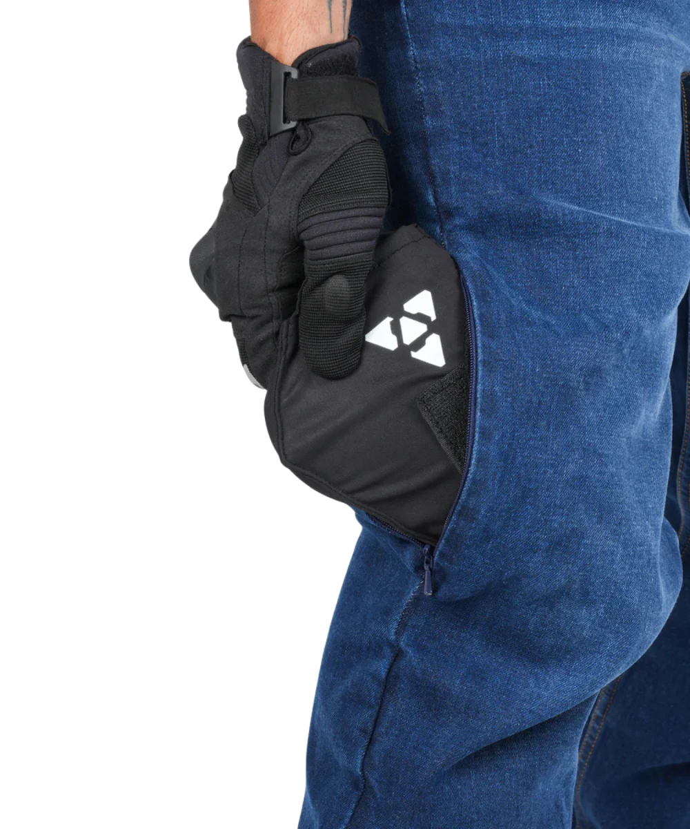 Rollin Denims Shadow 2.0 CORE-X Riding Jeans with Armour - Dark Blue - Image 4