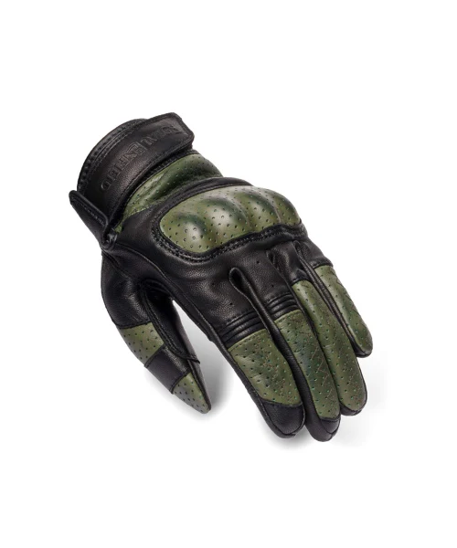 Royal Enfield Urban Tourer Riding Gloves - Olive Green - Image 3