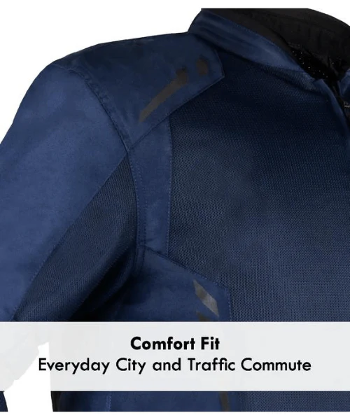 Rynox Cypher GT Riding Jacket - Navy Blue - Image 4