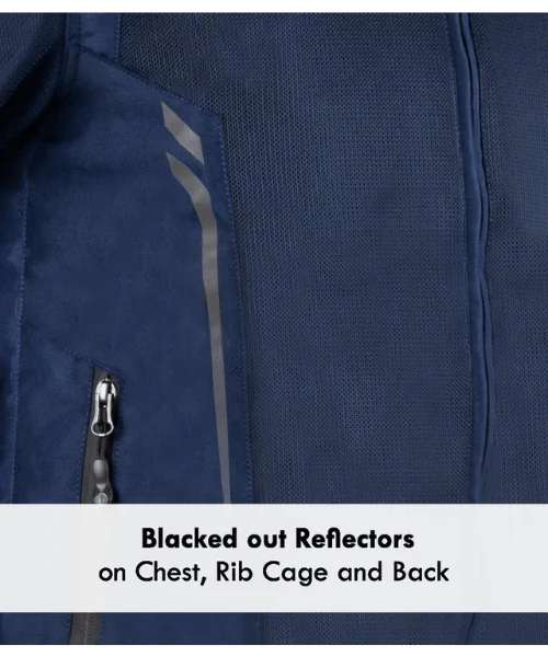 Rynox Cypher GT Riding Jacket - Navy Blue - Image 6