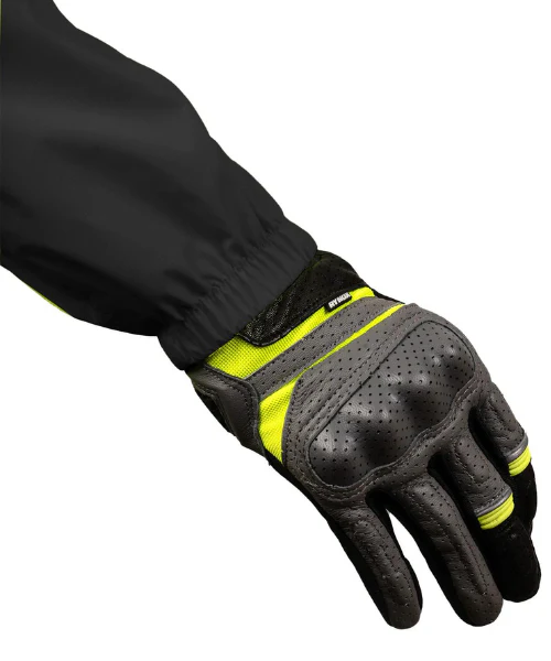 Rynox H2GO Pro 3 Rain Jacket - Black - Image 6