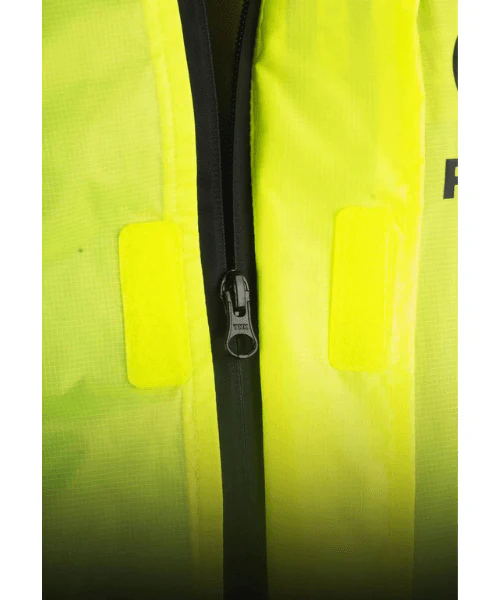 Rynox H2GO Pro 3 Rain Jacket - Hiviz Green - Image 4