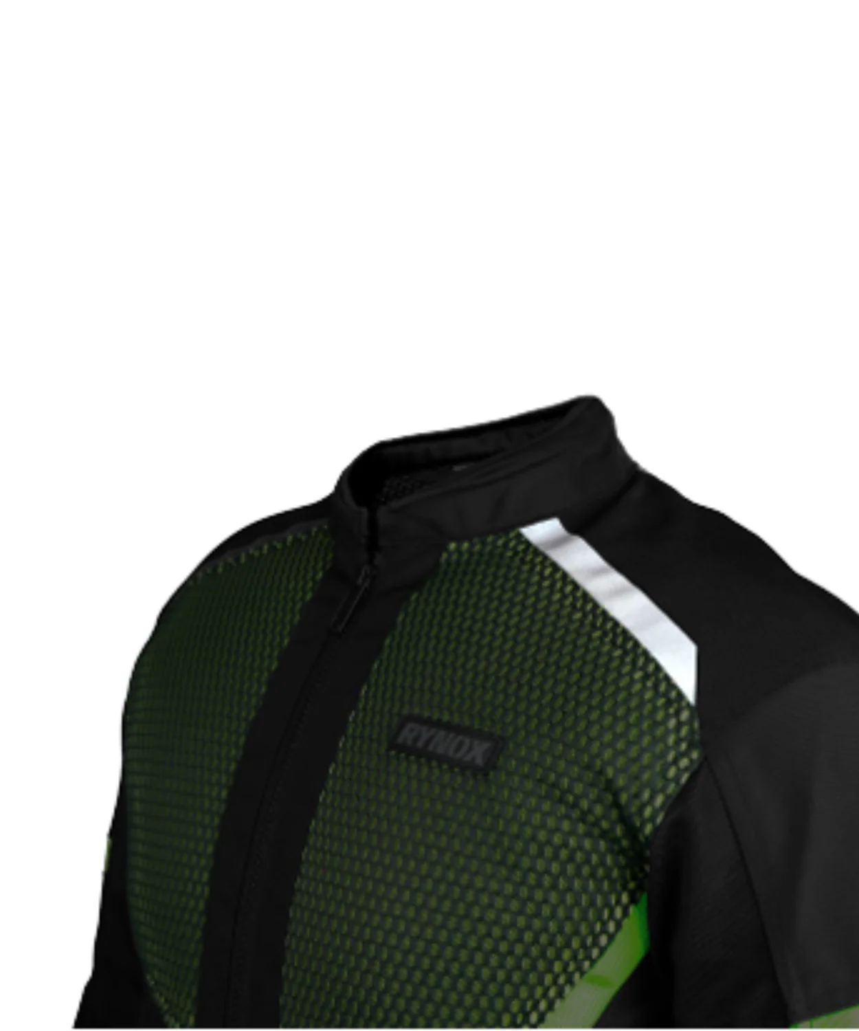 Rynox Helium GT3 Jacket - Black Hiviz Green - Image 11