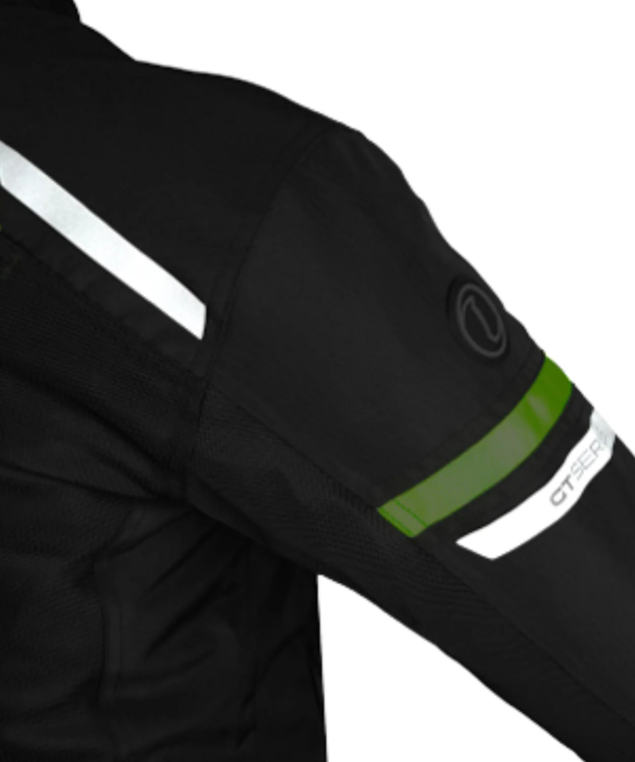 Rynox Helium GT3 Jacket - Black Hiviz Green - Image 12