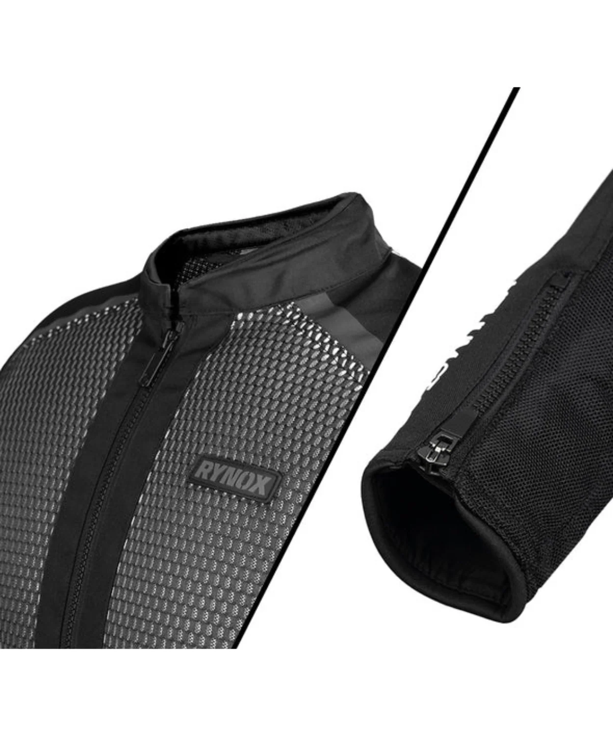 Rynox Helium GT3 Jacket - Black White - Image 10
