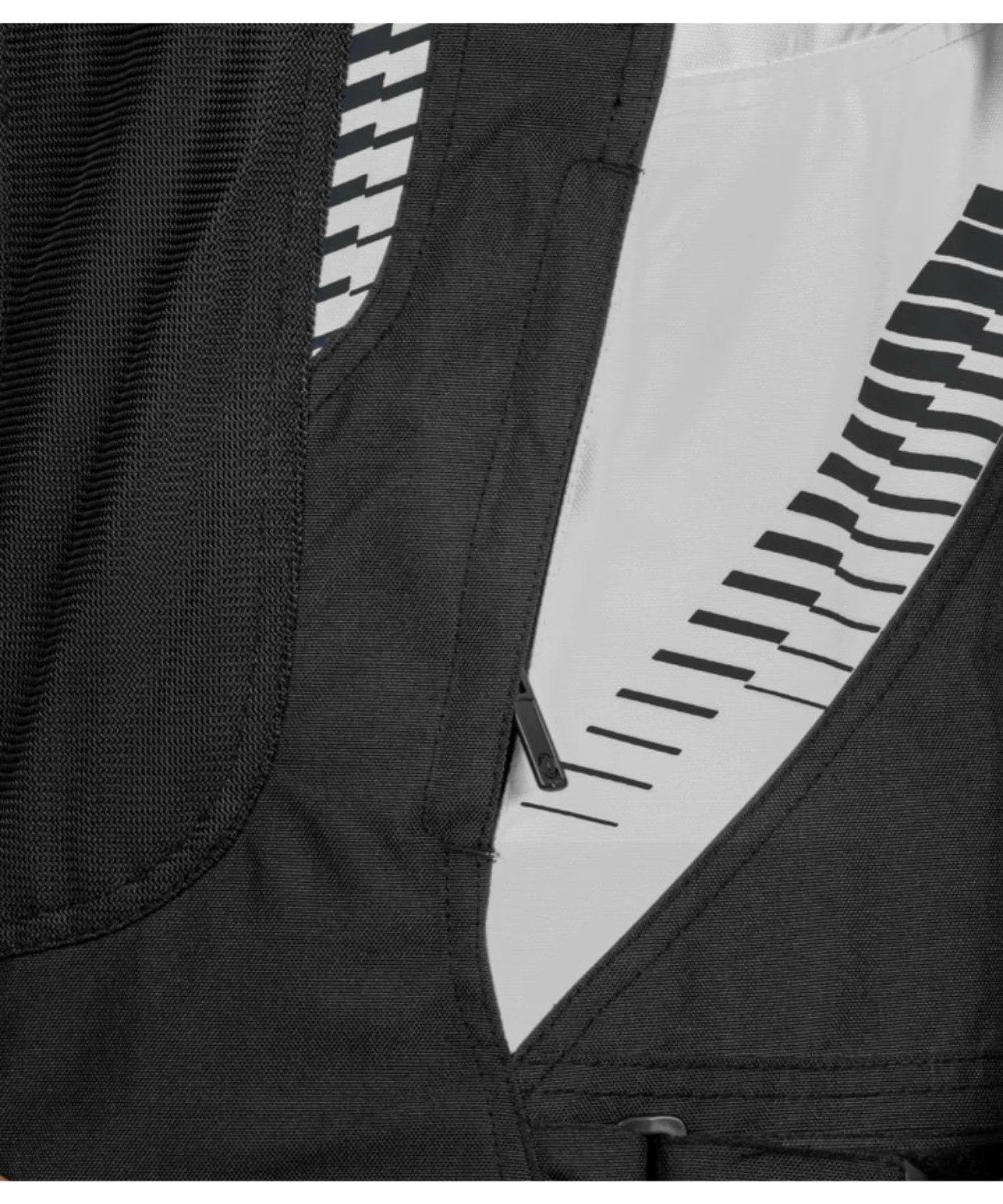 Rynox Tornado Pro 4 CE Certified Class A Riding Jacket - Black White - Image 8