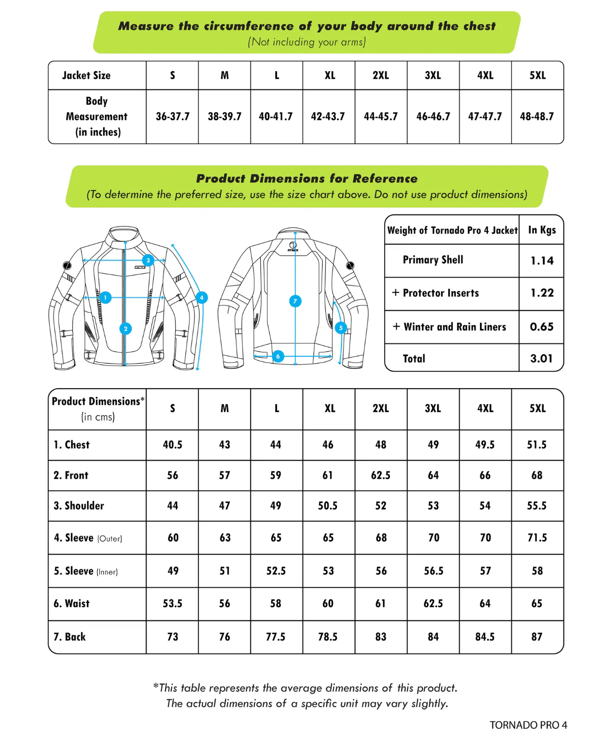 Rynox Tornado Pro 4 CE Certified Class A Riding Jacket - Black White - Image 9