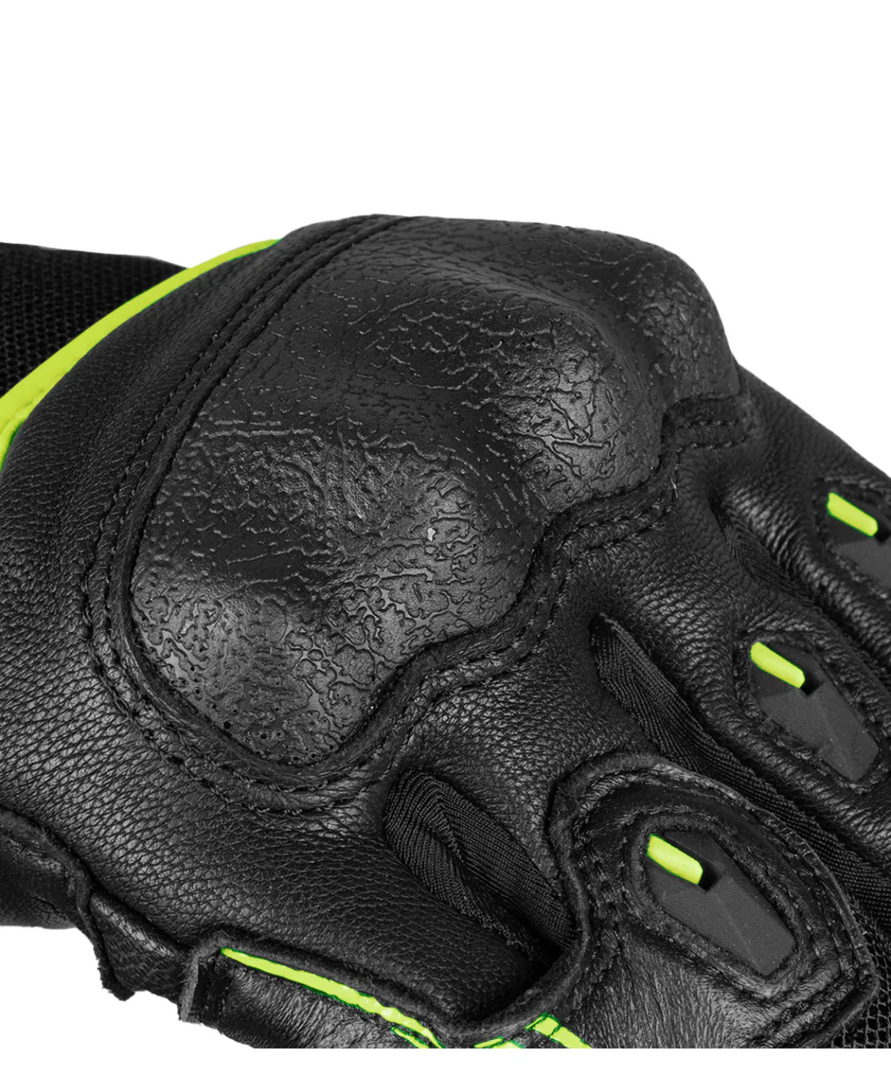 Rynox Tornado Pro 4 Riding Gloves - Black Hi Viz Green - Image 2