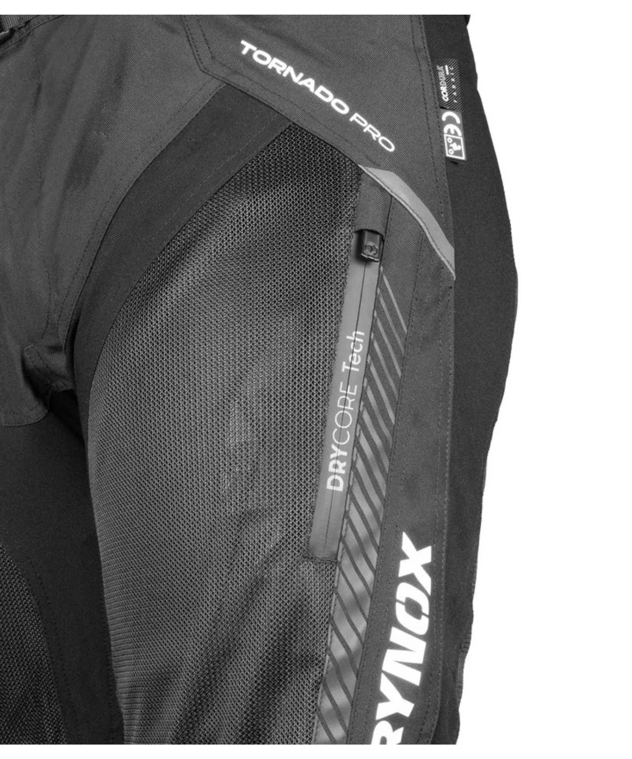 Rynox Tornado Pro Pants Riding Pants - Black - Image 6