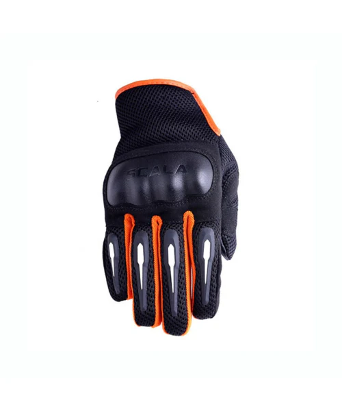 Scala Air Riding Gloves - Black Orange