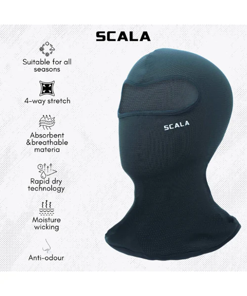 Scala Air-X Single Panel Balaclava - Black - Image 4