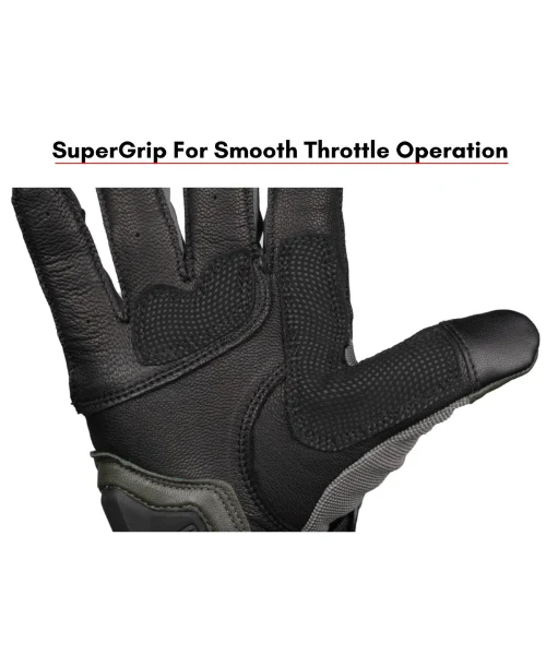 Scala Speed 2 Riding Gloves - Black Grey Hi Viz - Image 5