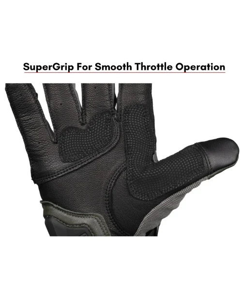 Scala Speed 2 Riding Gloves - Grey Green Hi Viz - Image 4