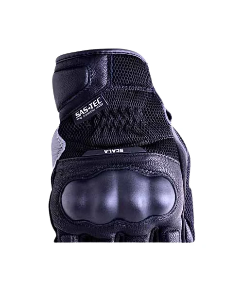 Scala Viper Riding Gloves - Black Hi Viz - Image 5