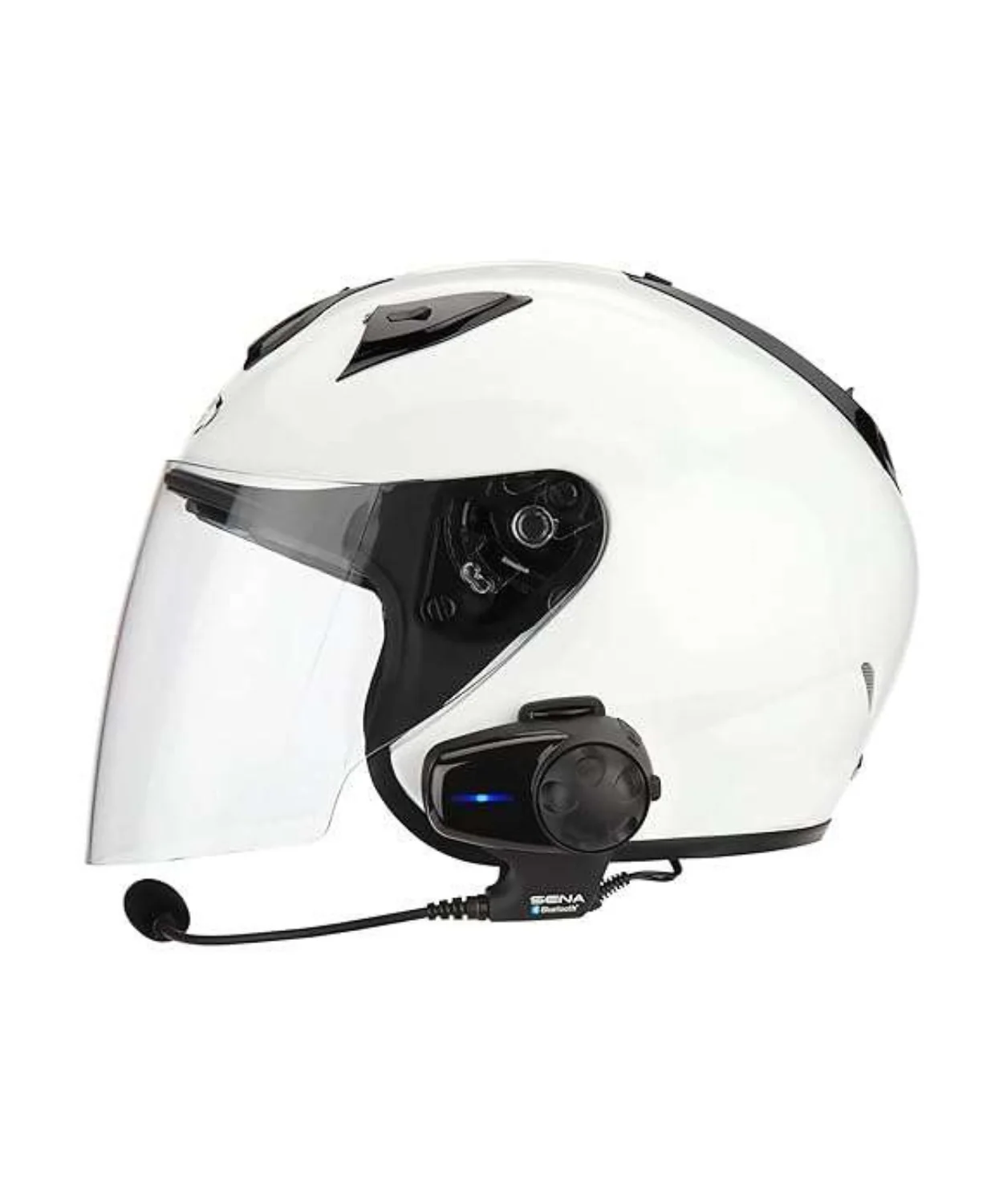 Sena SMH10 Dual Pack Bluetooth Headset and Intercom For Motorcycles With Universal Microphone Kit - Image 9