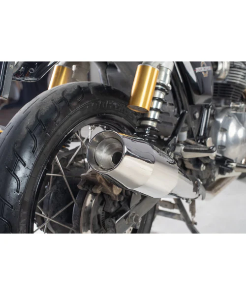 Silver Stallion Interceptor / GT 650 Twins Performance Exhaust Systems - Silver