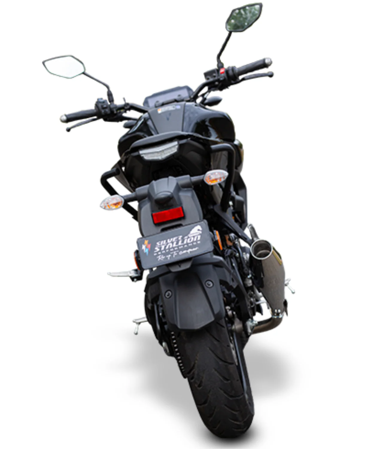 Silver Stallion Yamaha Strom M15 Full System Performace Exhaust - Silver - Image 4