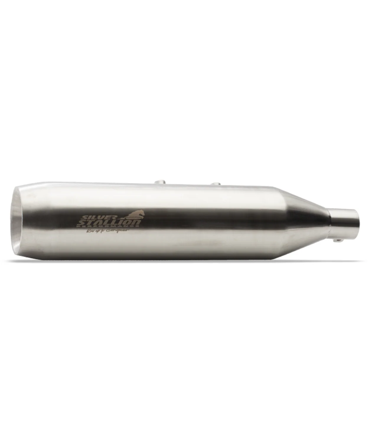Silver Stallion Royal Enfield Sporty Plus Reborn / Classic / Meteor 350 Performance Exhuast Systems - Matt Brushed Finishes