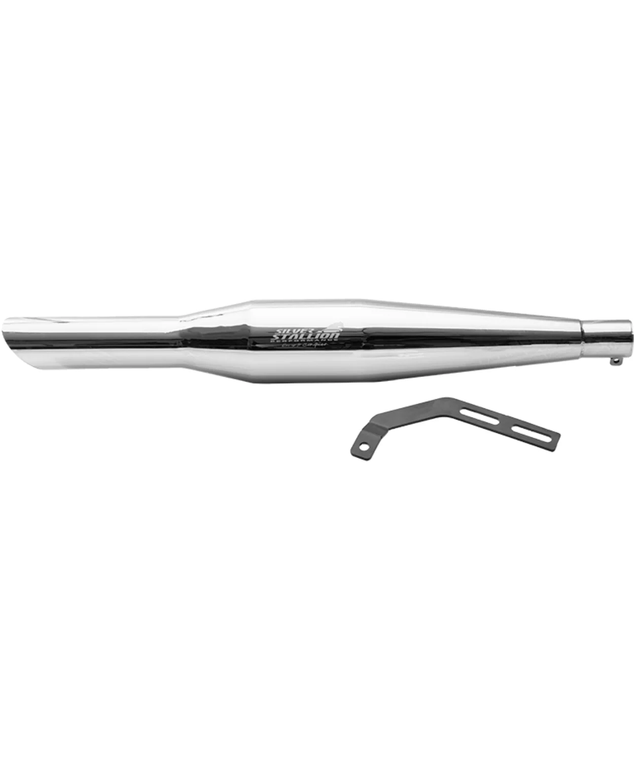 Silver Stallion Royal Enfield Sturdy Plus Classic / Thunderbird Performance Exhuast Systems - Silver