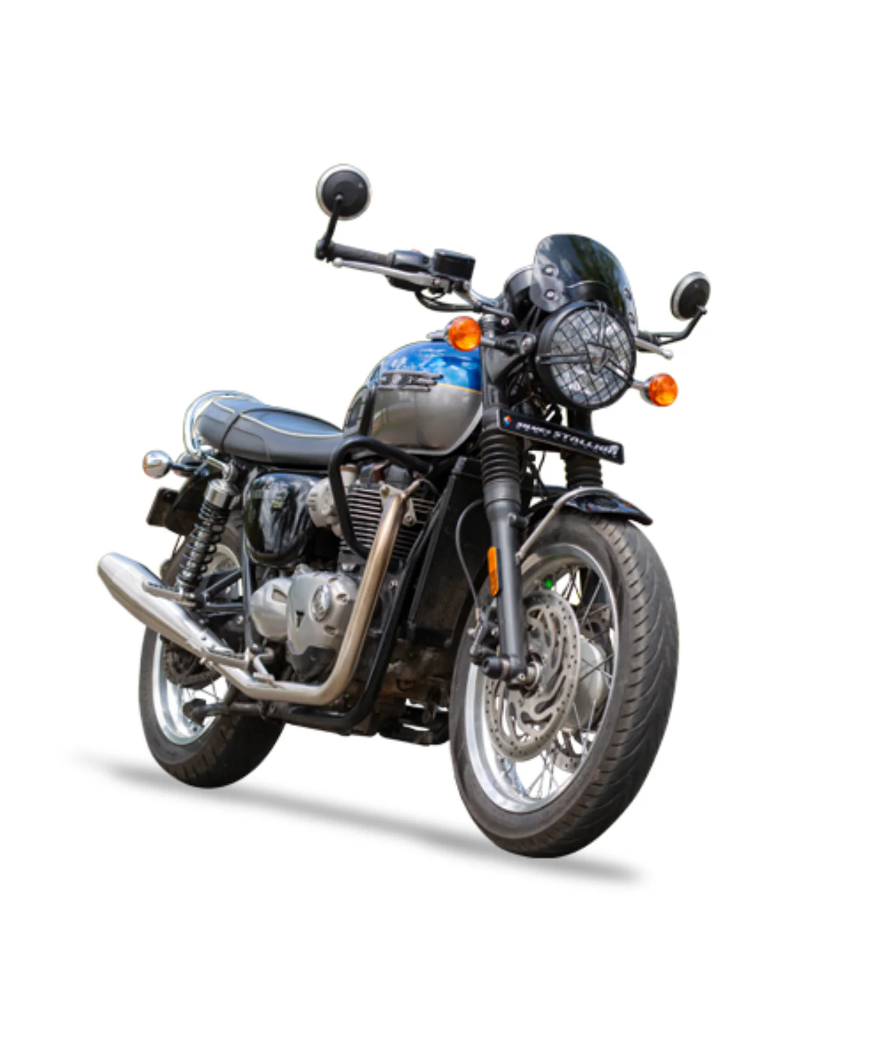 Silver Stallion Triumph Bonne (Slip-Ons) T120 / 1200 Performance Exhaust Systems - Silver - Image 4