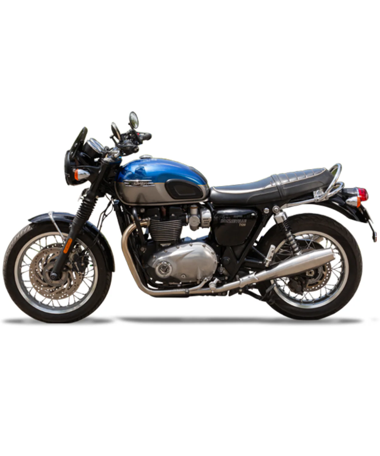 Silver Stallion Triumph Bonne T120 / 1200 Full System Performance Exhaust - Silver