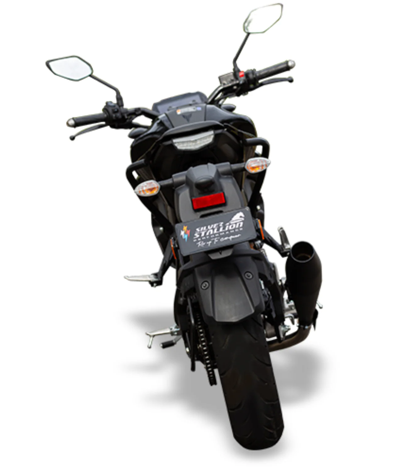 Silver Stallion Yamaha Strom M15 Full System Performace Exhaust - Black Matt - Image 2