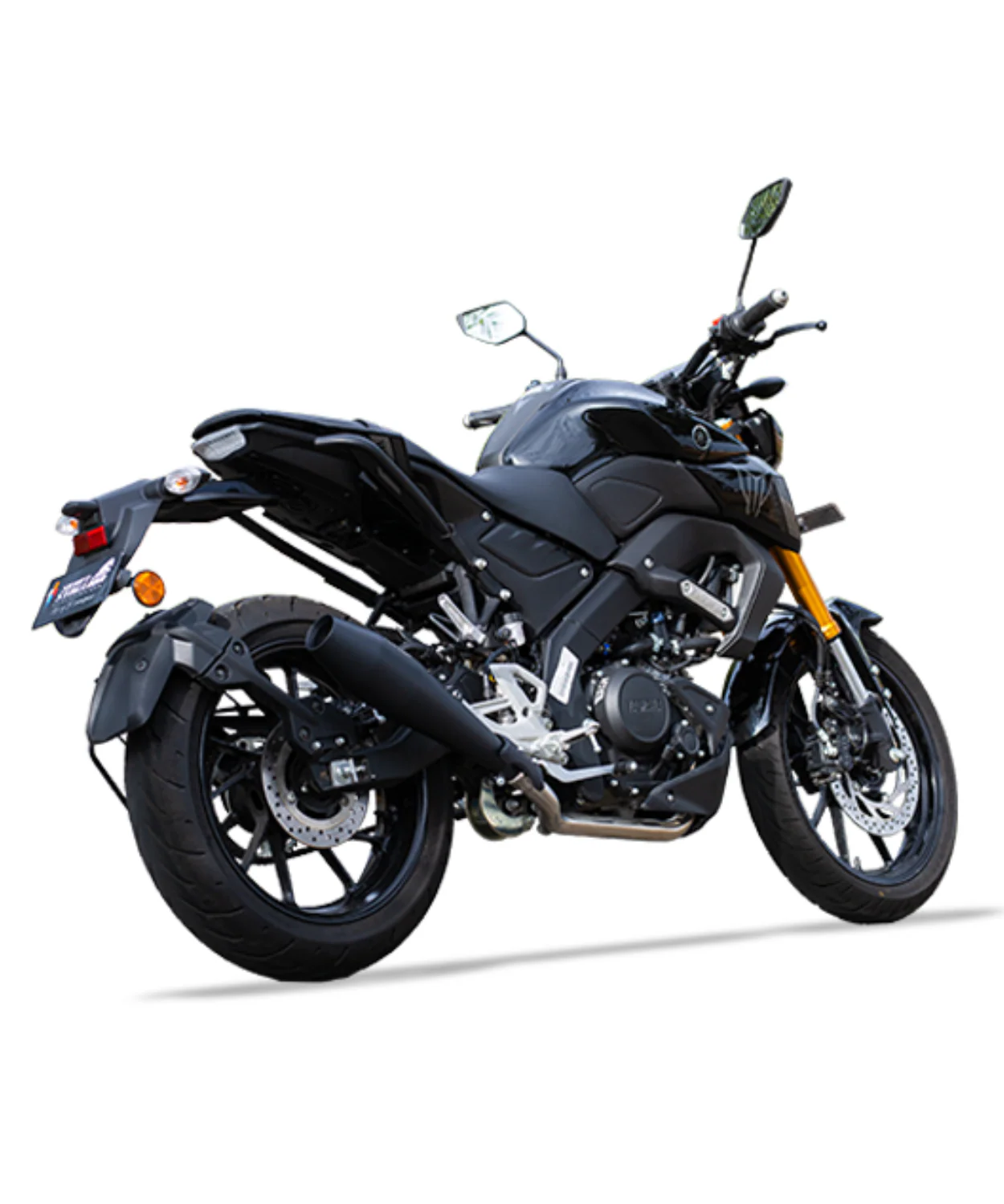 Silver Stallion Yamaha Strom M15 Full System Performace Exhaust - Black Matt - Image 3