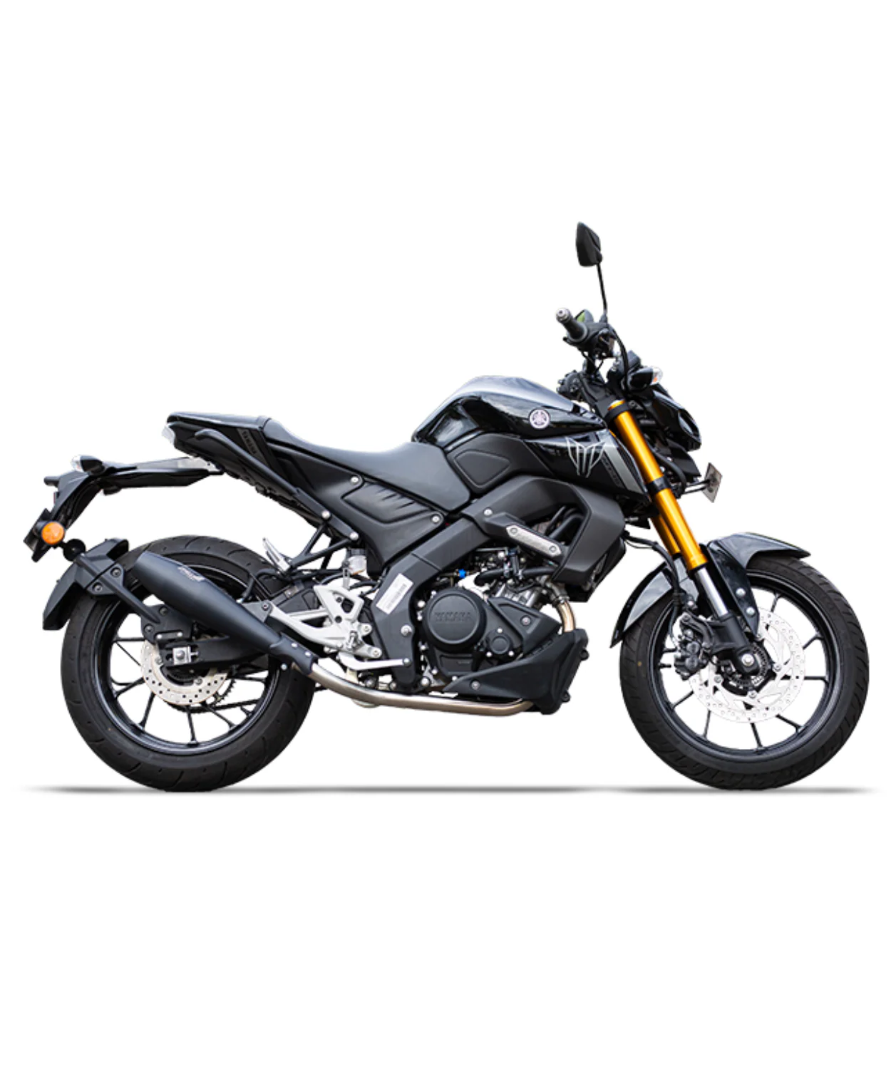 Silver Stallion Yamaha Strom M15 Full System Performace Exhaust - Black Matt - Image 4