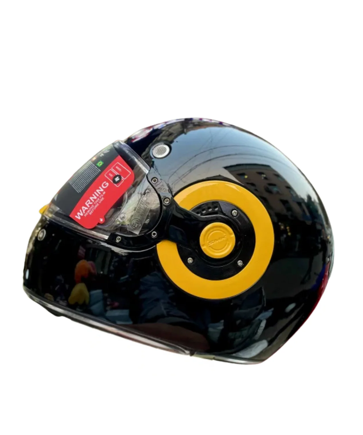 SMK Retro GL240 Black Helmet - Image 5