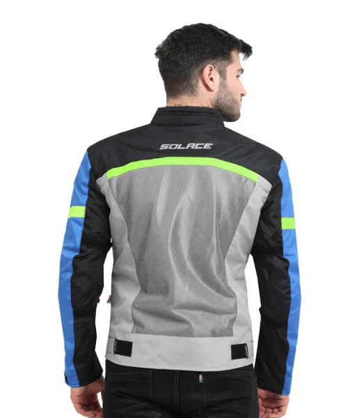 Solace Air-X Motorcycle Riding Jacket L2 - Blue - Image 4