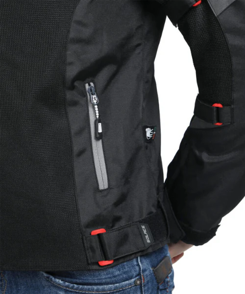 Solace AIR-X V3 Riding Jacket - Black Grey - Image 6