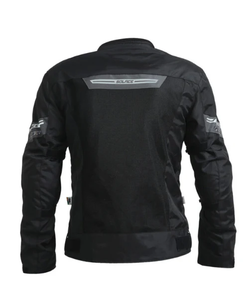 Solace AIR-X V3 Riding Jacket - Black Grey - Image 7