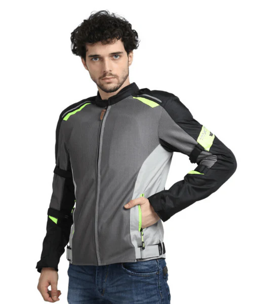 Solace AIR-X V3 Riding Jacket - Black Neon - Image 4