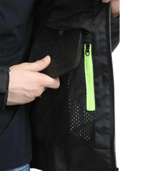 Solace AIR-X V3 Riding Jacket - Black Neon - Image 5