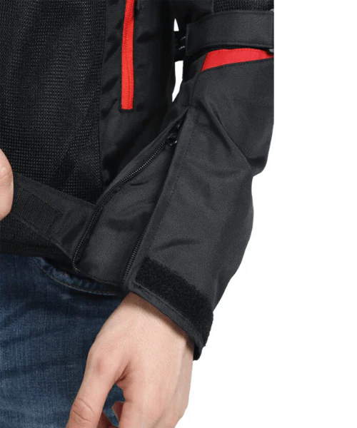 Solace AIR-X V3 Riding Jacket - Black Red - Image 5