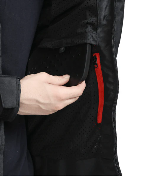 Solace AIR-X V3 Riding Jacket - Black Red - Image 7