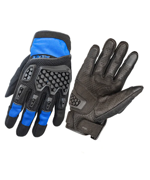 Solace AirX DualSport CE Riding Gloves - Indigo Blue
