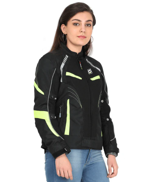 Solace Asmi Ladies Jacket V3 Black &amp; Neon - Image 3