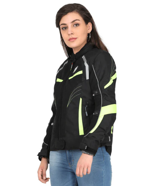 Solace Asmi Ladies Jacket V3 Black &amp; Neon - Image 4