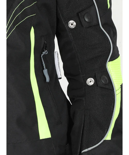Solace Asmi Ladies Jacket V3 Black &amp; Neon - Image 6