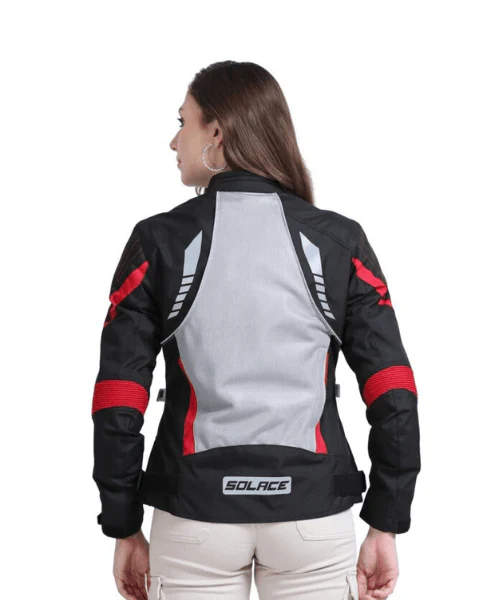Solace Asmi Ladies V3 Jacket V3 - Black Grey Red - Image 3