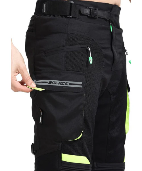 Solace Coolpro V3T Mesh Pant - Black Neon - Image 8