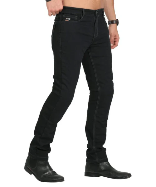 Solace Mercury Motorcycle Denim - Black - Image 3