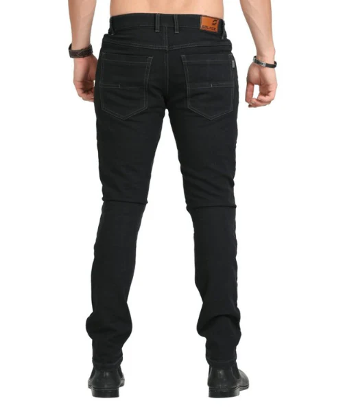 Solace Mercury Motorcycle Denim - Black - Image 4