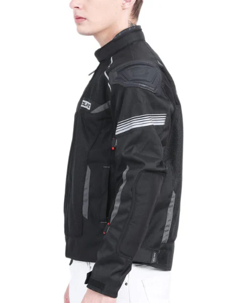 Solace Ramble V2 Motorcycle Riding Jacket - Black Grey - Image 5